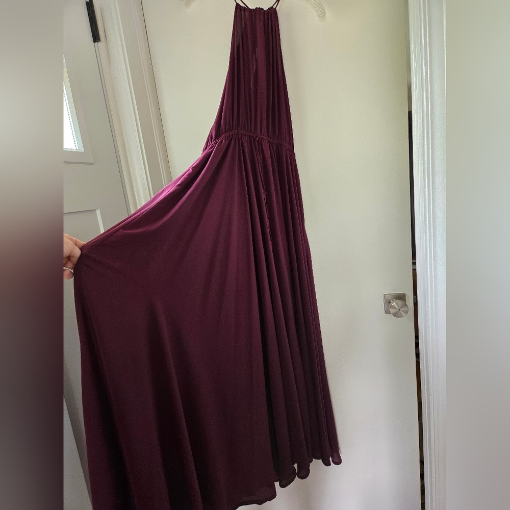 Lulu's Purple Halter Dress